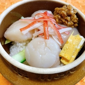 簡単！ねっとり♪ホタテ丼